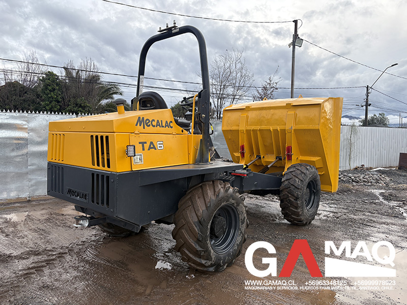 Dumper MECALAC (TEREX) TA6 MOTOR PERKINS